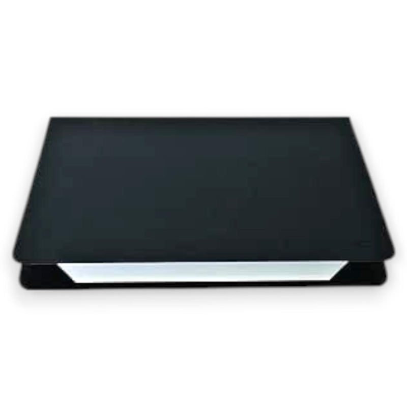 Orna - Sottomano Doppio in Ecopelle - 50x35 Cm - Nero