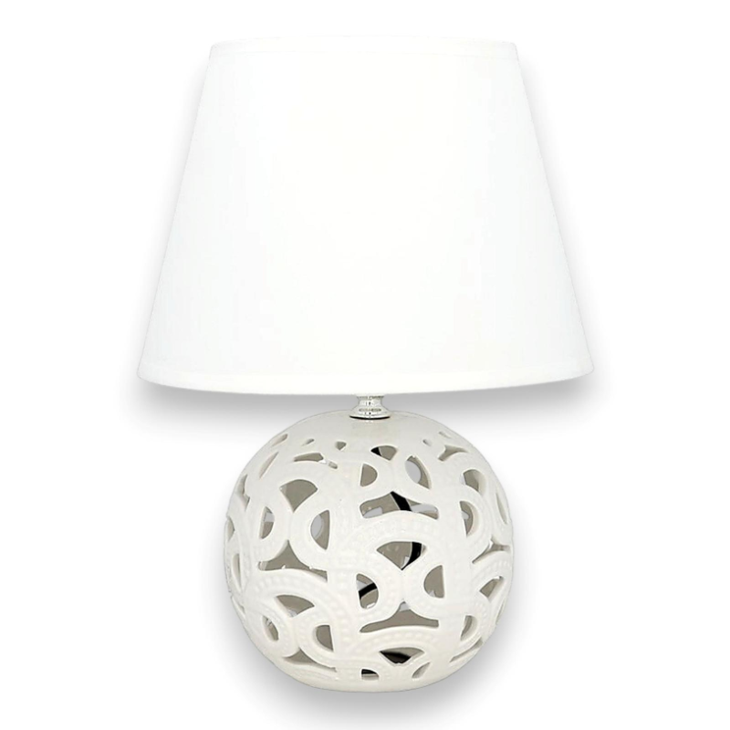 Lampada Armonia Tonda  in Ceramica - 14x14x30 cm