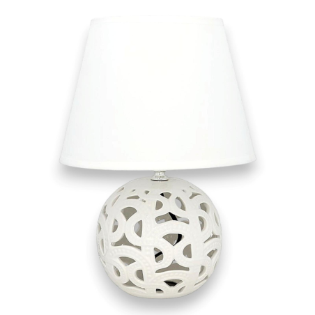 Lampada Armonia Tonda  in Ceramica - 14x14x30 cm