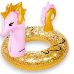 Ciambella Cavalluccio Marino Glitterato - 1,15 m x 1,04 m