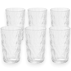 Set 6 Bicchieri Effetto Ghiaccio - 305 ML