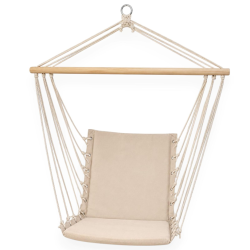 Poltrona Amaca da Giardino - Beige - 130x60x90 cm