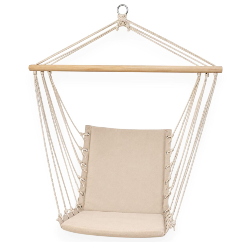 Poltrona Amaca da Giardino - Beige - 130x60x90 cm