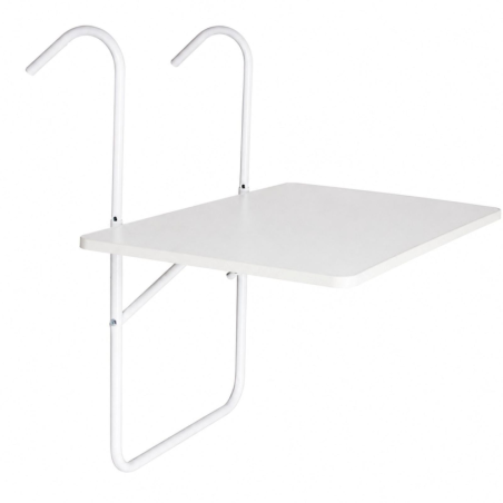 Tavolo Sospeso con Supporto per Aggancio - 60x40x64 Cm