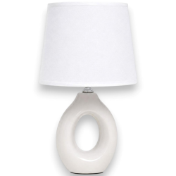 Lampada Ellipse in Ceramica - 16x26x28 Cm