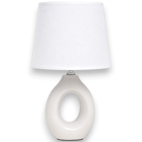 Lampada Ellipse in Ceramica - 16x26x28 Cm