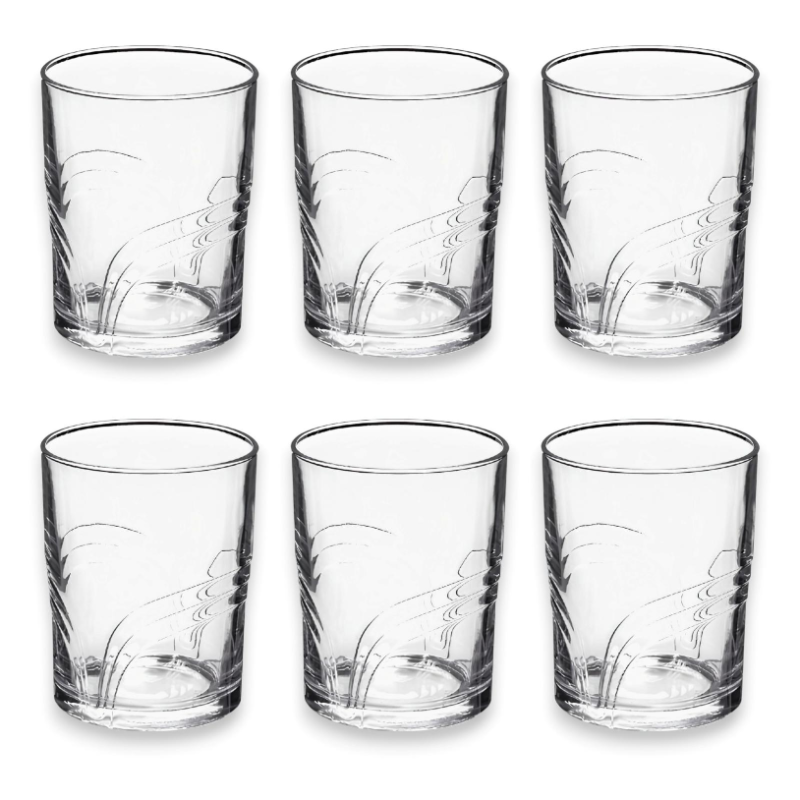 Bormioli - Set 6 Bicchieri Acqua - Arco - 280 ML