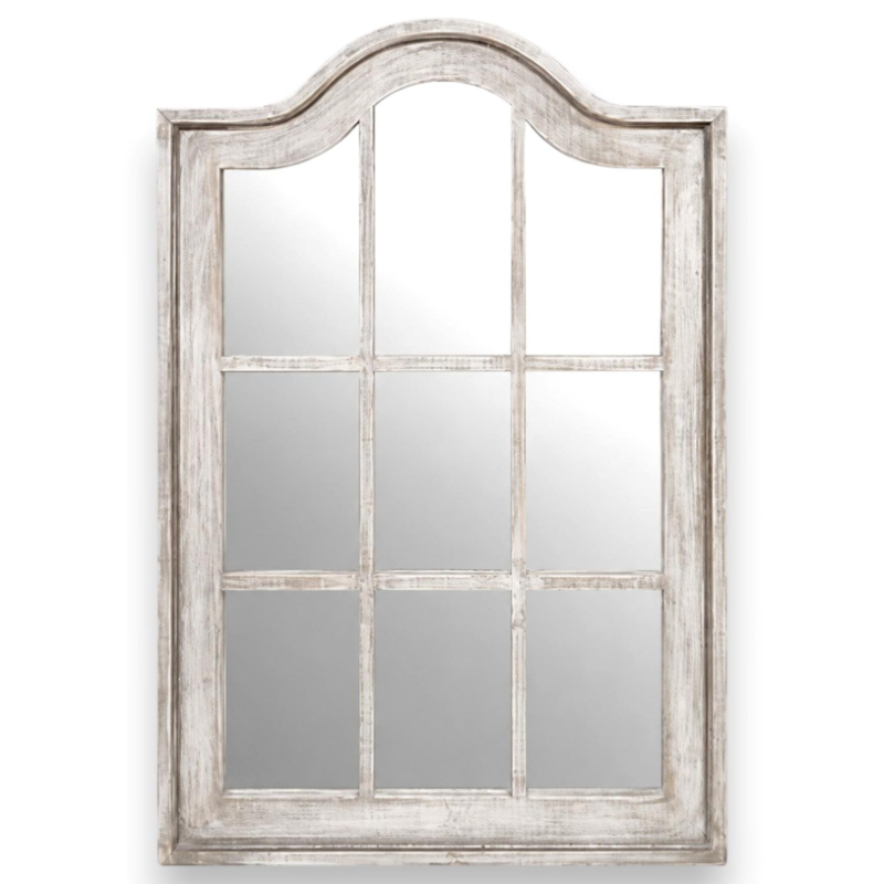 Specchio Da Parate Effetto Finestra - 64x3x94 Cm