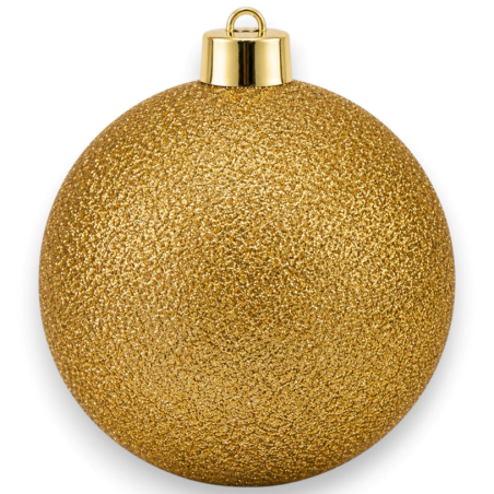 Palla Natale - GLITTER - 30 Cm - Oro