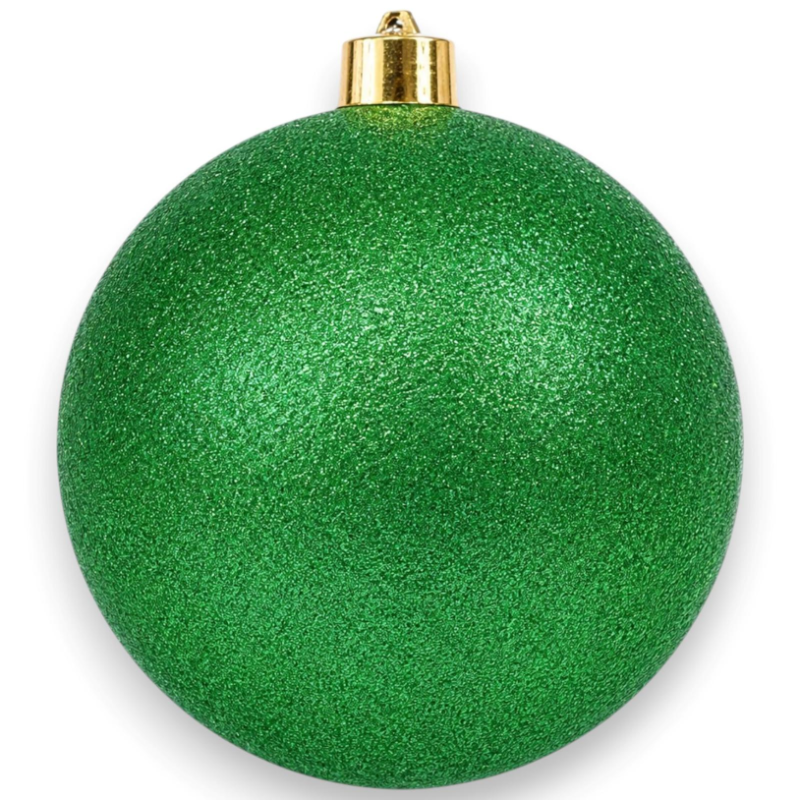 Palla Natale - GLITTER - 30 Cm - Verde