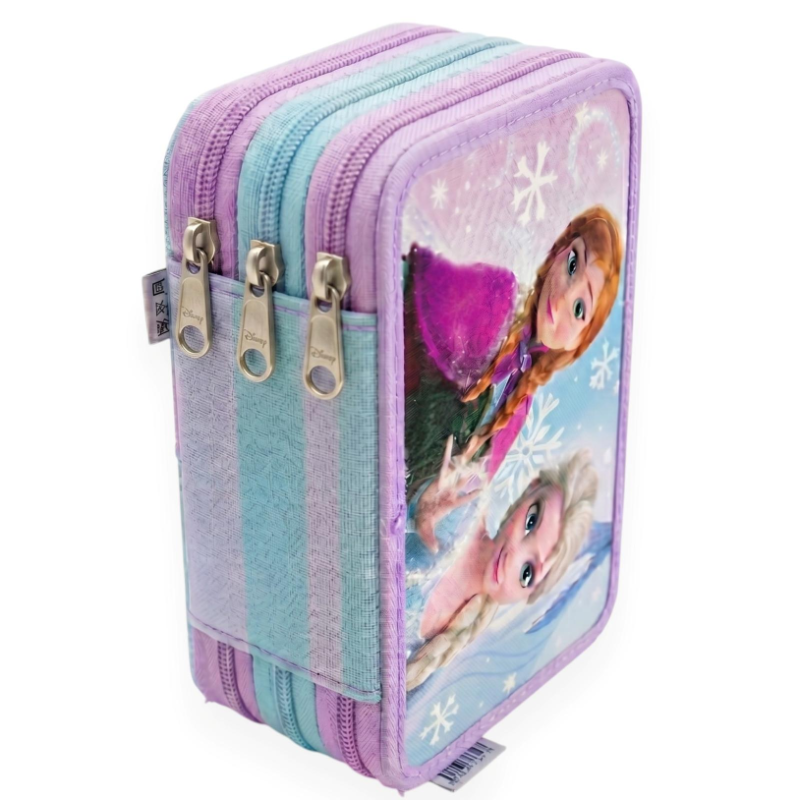Astuccio Completo 3 Zip - Frozen Premium