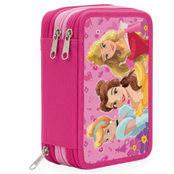 Astuccio Completo 3 Zip - Principesse Premium