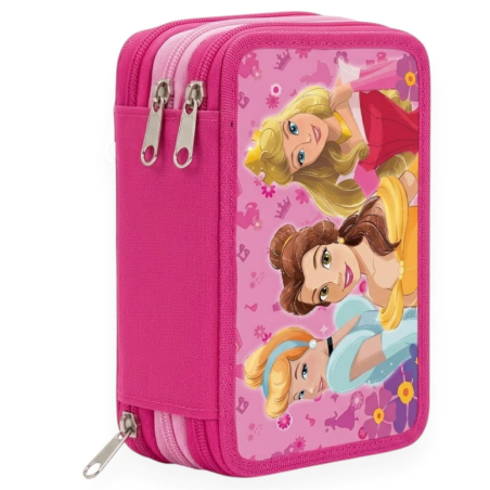 Astuccio Completo 3 Zip - Principesse Premium