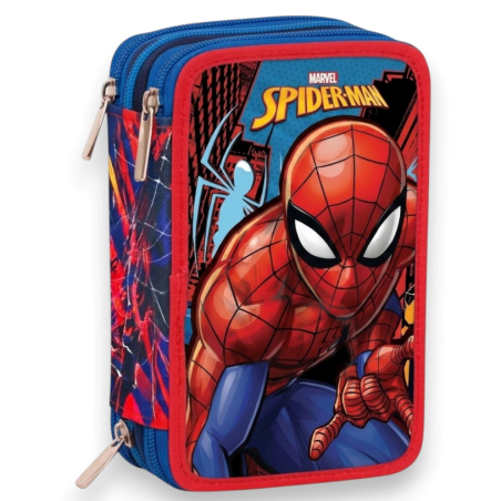 Astuccio Completo 3 Zip - Spiderman Premium