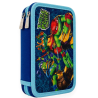 Astuccio Completo 3 Zip - Turtles Premium