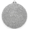 Palla Natale - TINSEL- 15 Cm - Argento