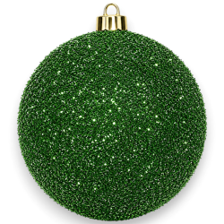 Palla Natale - TINSEL- 20 Cm - Verde