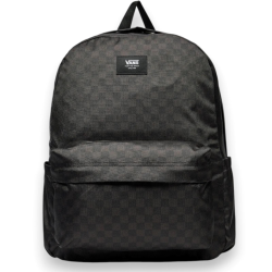 Vans - Zaino Old Skool Check Backpack - Black/Charcoal