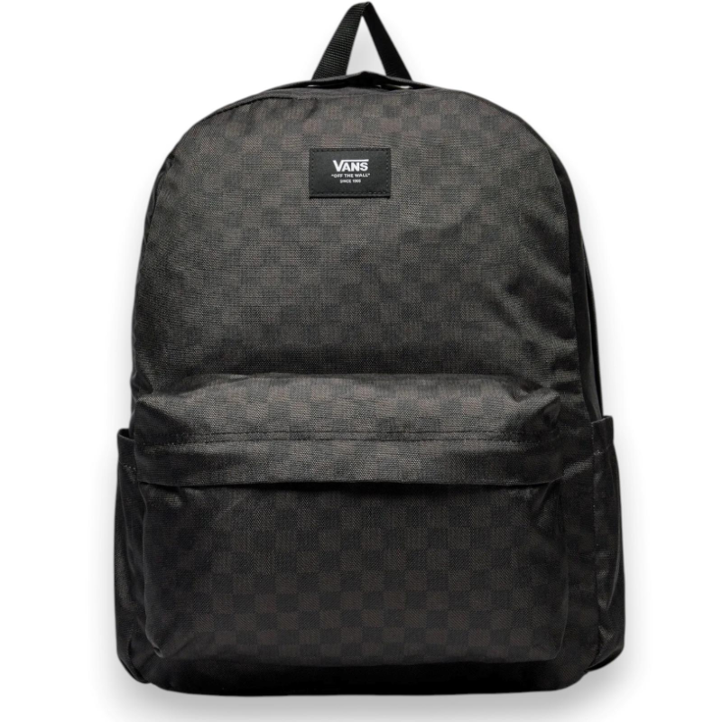Vans - Zaino Old Skool Check Backpack - Black/Charcoal