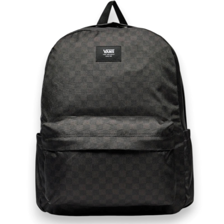 Vans - Zaino Old Skool Check Backpack - Black/Charcoal