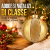 Palline Di Natale In Vetro Oro Effetto Velluto Oro, Set Da 6 Addobbi P