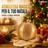 Palline Di Natale In Vetro Oro Effetto Velluto Oro, Set Da 6 Addobbi P