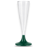 Flûte in Plastica Riutilizzabili 120 ml Verde – Set da 60 Bicchieri El
