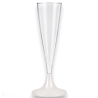Flûte in Plastica Riutilizzabili 120 ml – Set da 60 Bicchieri Bianchi 
