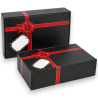 2 Scatole Porta Bottiglie Decoro Pacco Regalo - 2 Bottiglie