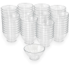 Coppette Gelato Trasparenti Riutilizzabili, Set 50 Ciotole Dessert in 
