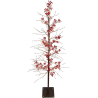 Albero con Bacche Con 555 Luci MicroLed - 150 Cm