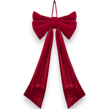 Fiocco Velluto Premium Morbido - Bordeaux - 100x30 Cm