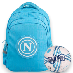Colourbook - Napoli Zaino Scuola Elementare - Pallone in Omaggio - 30 