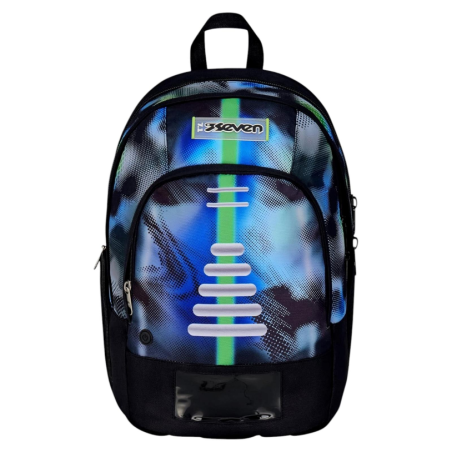 Seven - Zaino Scuola Dual Write Down - Blu - 31 LT