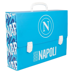 Colourbook - Valigetta Polionda Napoli - 38x27x8 cm - Azzurro