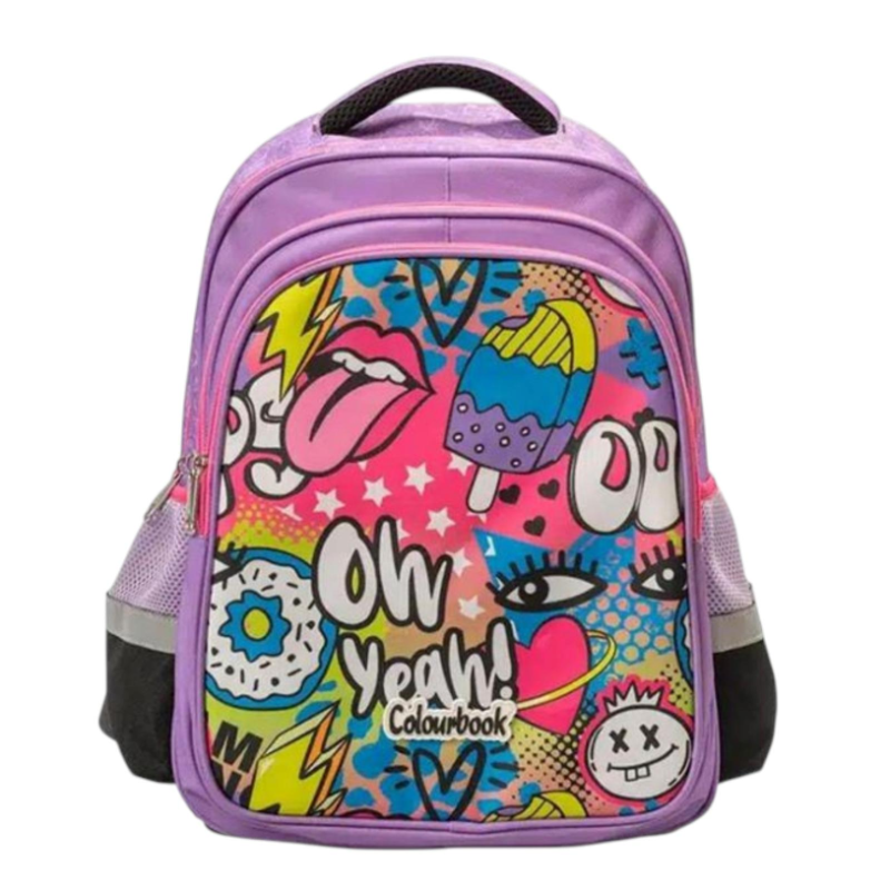 Colourbook - Zaino Scuola Urban - Tasca Porta PC - 30 L - POP
