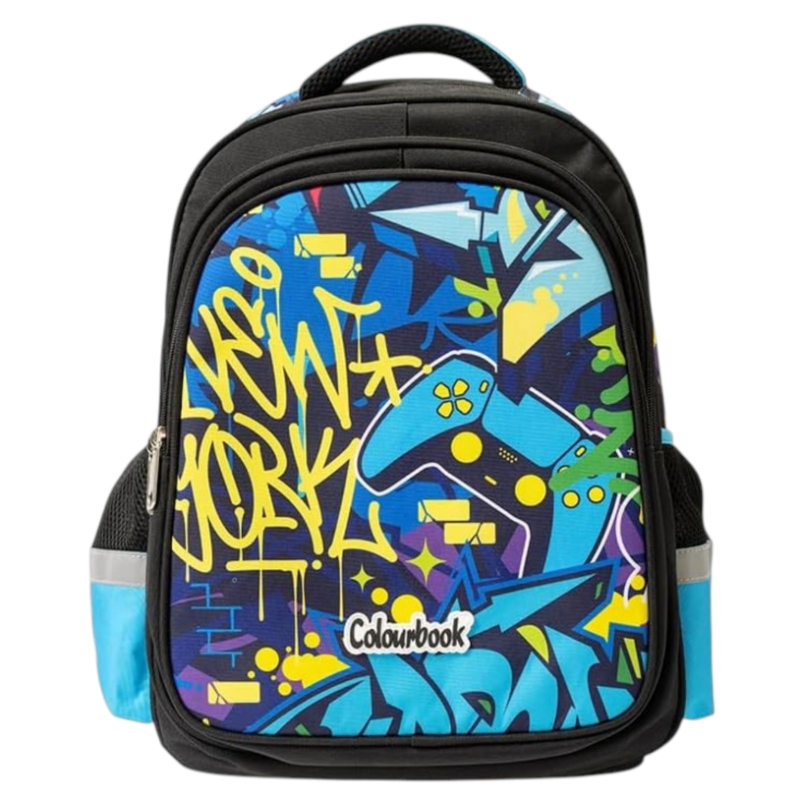 Colourbook - Zaino Scuola Urban - Tasca Porta PC - 30 L - Street