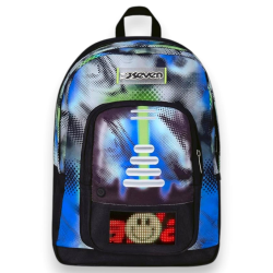 Seven - Zaino Scuola Freethink Write Down - Blu - 34 LT