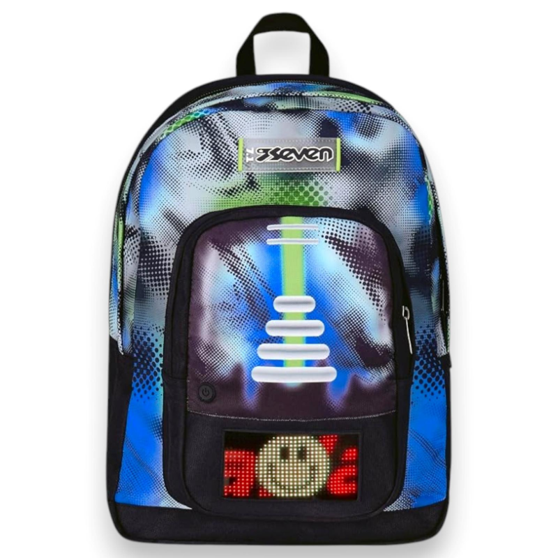 Seven - Zaino Scuola Freethink Write Down - Blu - 34 LT