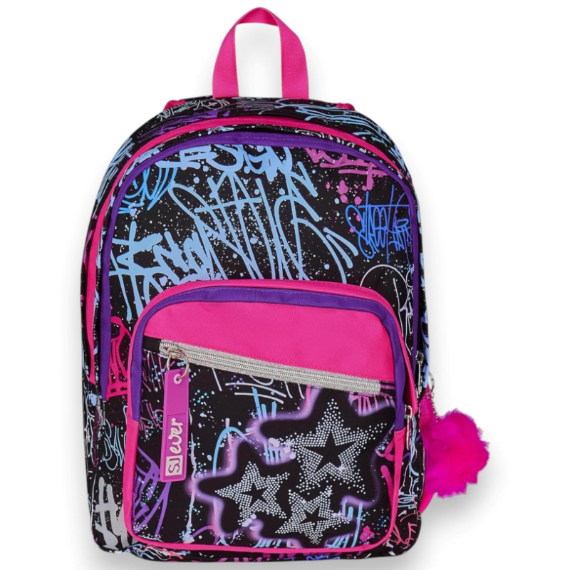 SJ - Zaino Scuola Doppio Scomparto - Fixstar Girl - 30 LT