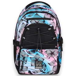 Mitama - Zaino Scuola Triplo Scomparto - BDBF - Flower Breeze - 31 LT