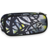 Seven - Portapenne Scuola Round Plus - Nero/Giallo