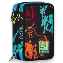 SJ - Astuccio Completo 1 Zip Speed Case - Multicolor Game