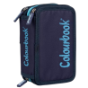 Colourbook - Astuccio a 3 Zip - 45 Pezzi - BiColor - Blu