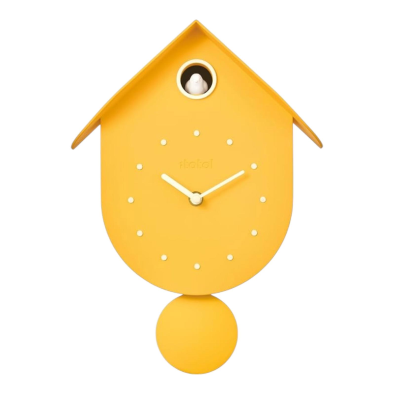 I Total - Orologio a Cucù da Parete - Uccellino Giallo