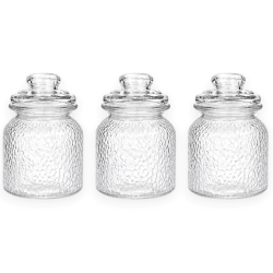 Barattolo Ermetico in Vetro 700 ML– Contenitore Elegante per Conservar
