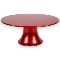 Alzatina in Plastica - Diametro 22 cm - Rosso