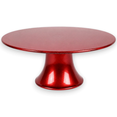 Alzatina in Plastica - Diametro 22 cm - Rosso