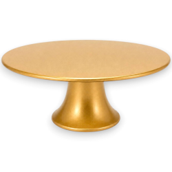 Alzatina in Plastica - Diametro 22 cm - Oro