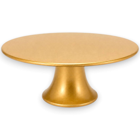 Alzatina in Plastica - Diametro 22 cm - Oro
